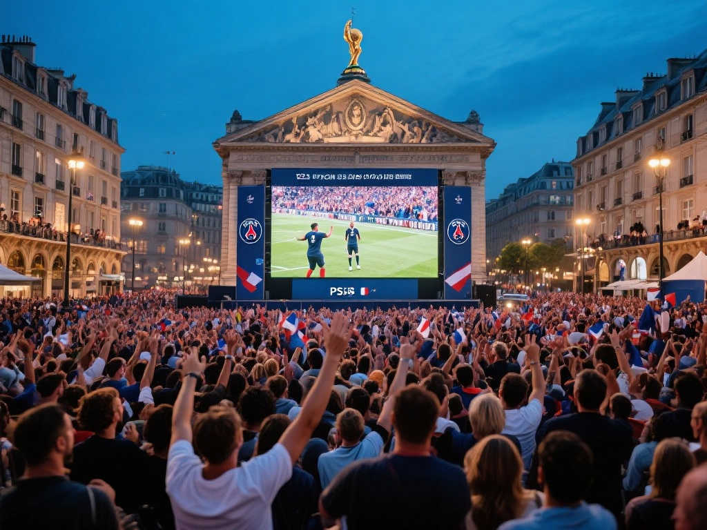 队报:巴黎今晚若成功晋级,市政厅月底将安排大屏直播 队报:巴黎今晚若成功晋级,市政厅月底将安排大屏直播